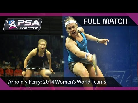 Squash: Full Match - WWT'14 Final (ENG v MAS) Delia Arnold v Sarah-Jane Perry