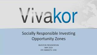 Socially Responsible Investment in Opportunity Zone