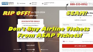 ASAP Ticket Rip Off,