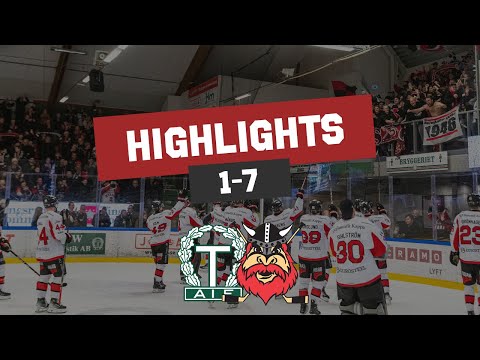 Highlights: Tingsryds AIF - Nybro Vikings (1-7)