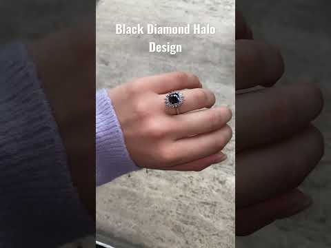 Black Diamond Engagement Ring#jewellery #diamond #beautiful #love #youtube #jewels #viral #shorts