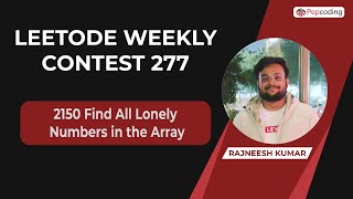 YouTube video 'Find All Lonely Numbers in the Array | Leetcode 2150 | Weekly Contest 277 Solution | Java'