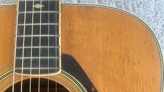 Video thumbnail for Yamaha Nippon Gakki FG-401 Limited Edition Japan late 70s | daaaym by Flatpick Nation