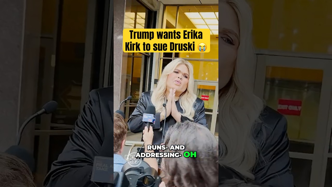Trump wants Erika Kirk to sue Druski 😭 #morningswithmero