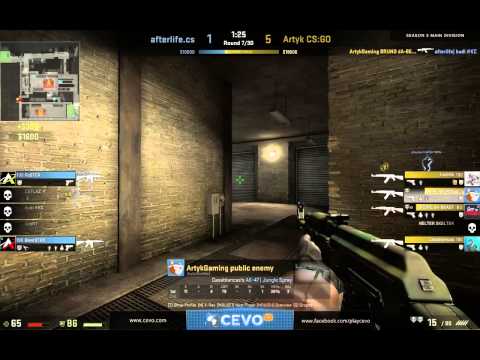 CEVO-Main CS:GO Season 3: Afterlife vs. Artyk Gaming - Week 6:2 on de_train
