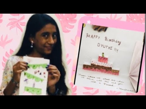 Happy Birthday Card || DIY Greeting Card || #FunWithMeVaishnavi ||