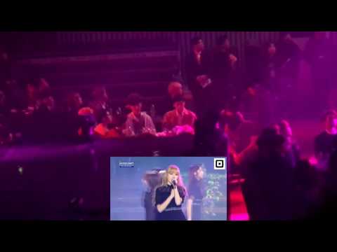 170222 BTS(방탄소년단) EXO(엑소) reaction to Gfriend(여자친구) NAVILLERA + Rough @GaonChartAwards2016
