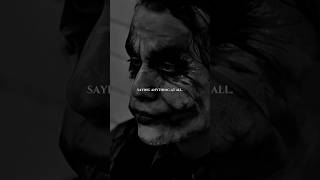 Joker is done with people.