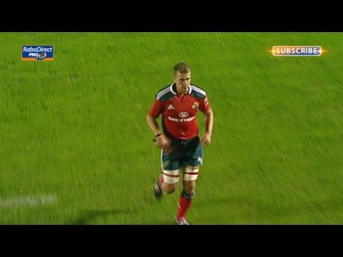 Niall Ronan Yellow Card Benetton Treviso v Munster 20th Sept 2013