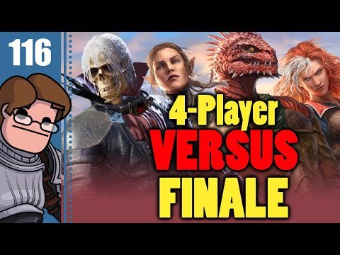 Let's Play Divinity: Original Sin 2 Four Player VERSUS Part 116 FINALE - Godwoken Battle Royale