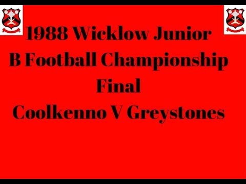 1988 Wicklow Junior B Football Final (Coolkenno V Greystones)