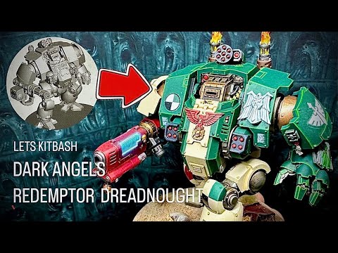 Dark Angels Redemptor Dreadnought Kitbash