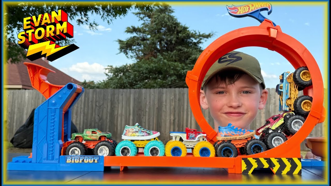 Monster Truck Scavenger Hunt Evan Storm Emily Storm Toy Trucks