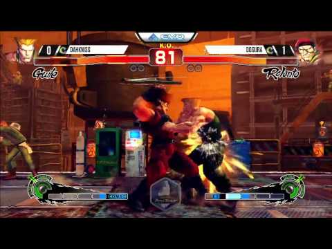 DahKniss (Guile) vs Dogura (Rolento) - EVO 2015 USF4 Pools - 720p/60fps