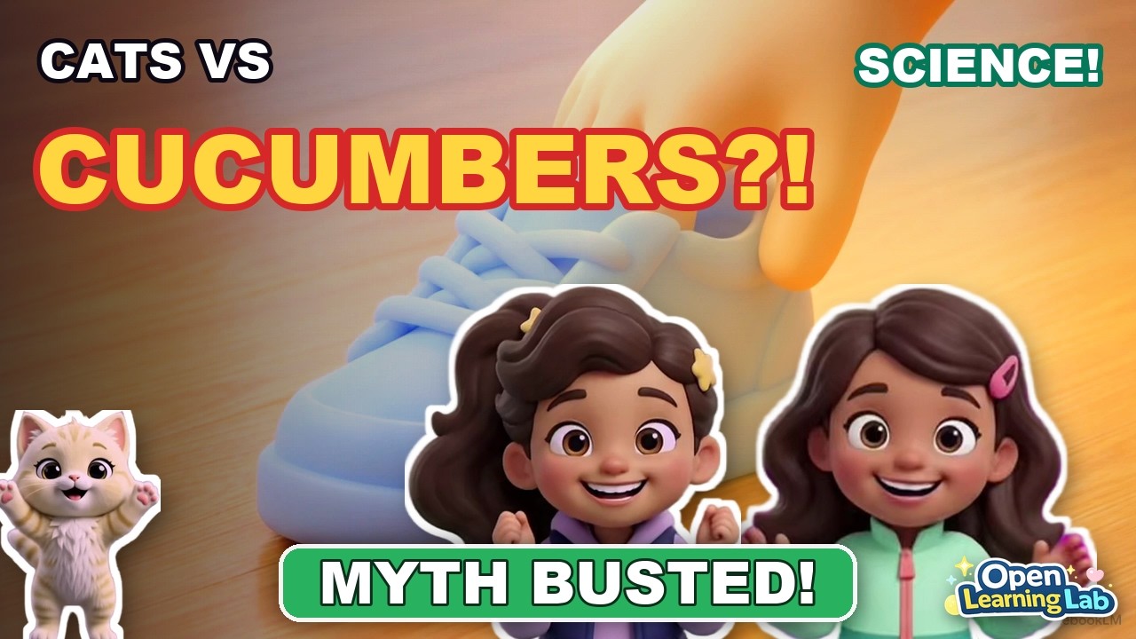 🐱 Are Cats REALLY Scared of Cucumbers? | Animal Behavior Explained for Kids