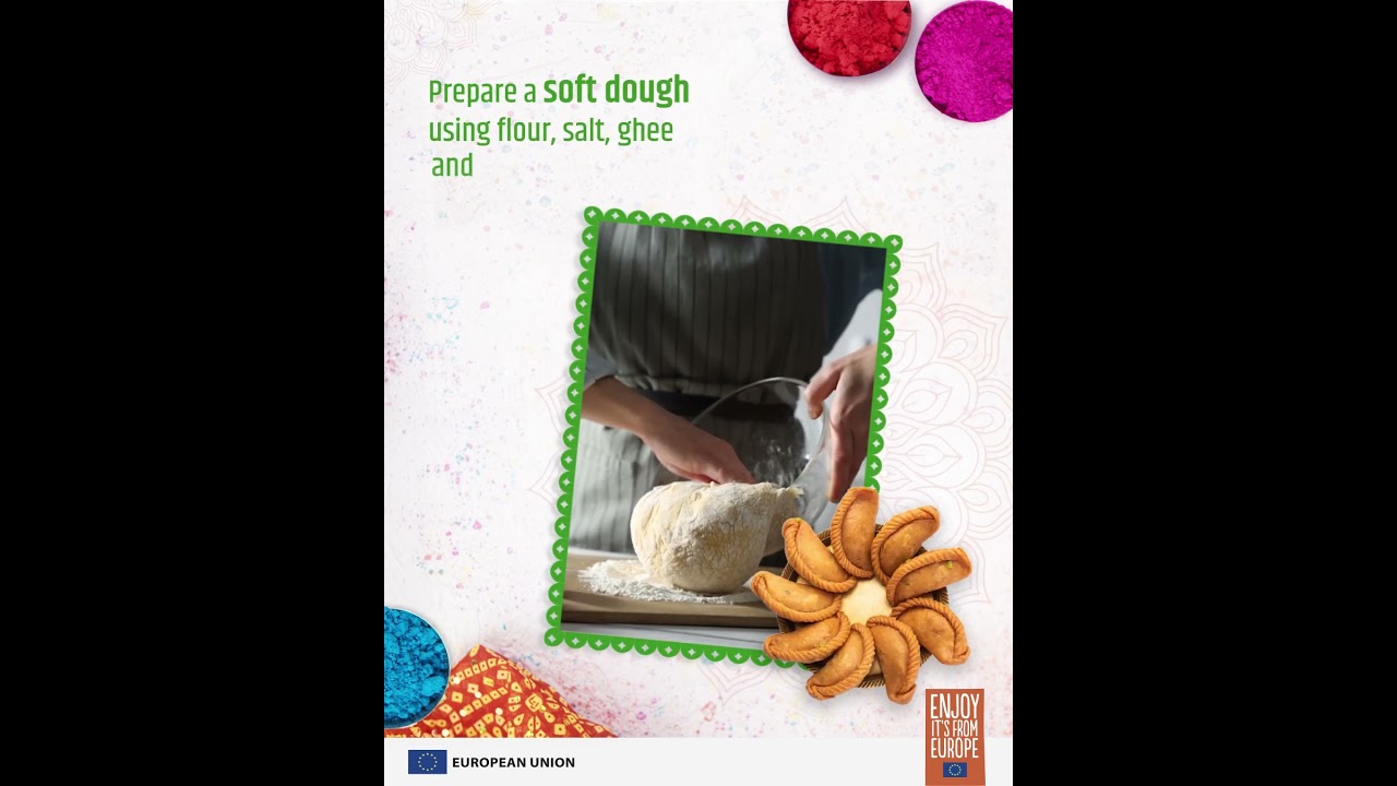 Holi special Gujiya reimagined with European cheeses​