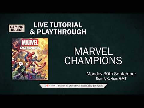 Marvel Champions - Live tutorial and playthrough
