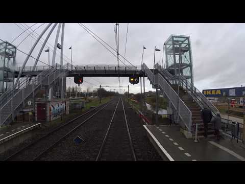 A train driver's view: Amsterdam CS - Hoorn, SGM, 21-Dec-2019