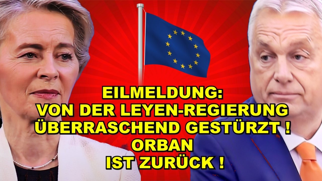 EIL: VON DER LEYEN-Regierung GESTÜRZT!