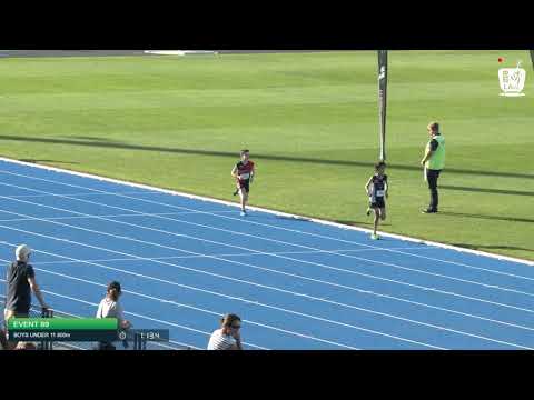 Boys Under 11 800m H2 - 2020 State Combined Events Championships // LAVicTV