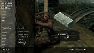 Selling any item to any vendor so you can be the many sell man - Skyrim