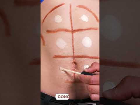 Need A 6 Pack ASAP? #shorts #beautyhacks #fake #contour #abs #makeup #menhacks