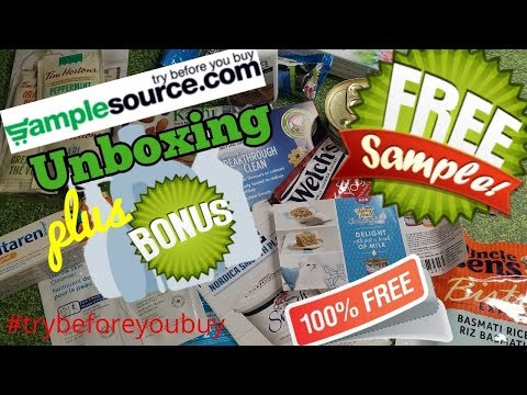SampleSource Unboxing + BONUS | Spring 2018 | WHAT DID I GET?! | #TryBeforeYouBuy #GotItFree