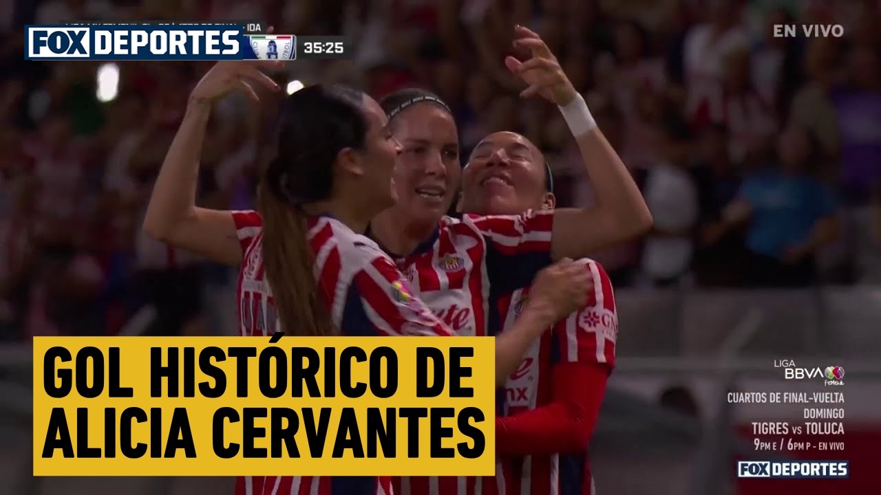 😤🔥 GOL DE ALICIA CERVANTES | Guadalajara 1-0 Pachuca | Cuartos de Final | Liga MX Femenil
