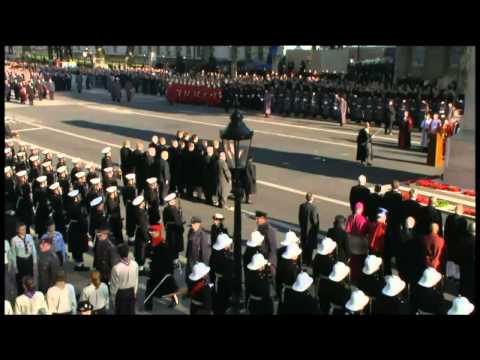 2011 Remembrance Sunday Ceremony at the Cenotaph - Part 2 of 3