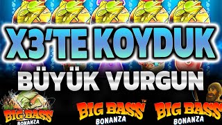 SLOT OYUNLARI | BİG BASS BONANZA | X3 İLE KOYDUK BÜYÜK VURGUN big bass splash sweet bonanza 1000