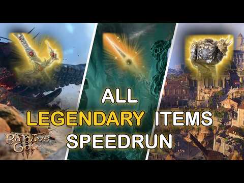 I Speedran Baldur's Gate 3 for EVERY Legendary Item