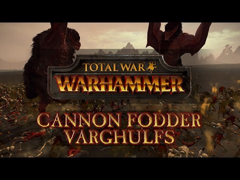 Total War: Warhammer - Cannon Fodder: Zombie Horde vs Varghulfs!