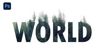 Photoshop Tutorial - Photoshop Text Effect Out of Bounds