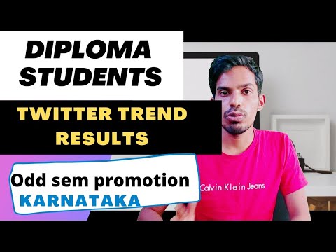 DIPLOMA ODD SEMESTER PROMOTION TWITTER TREND RESULTS