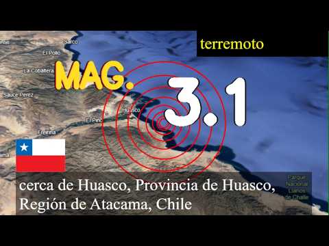 😱🚨  Terremoto cerca de Huasco, Provincia de Huasco, Región de Atacama, Chile actualizaciones en vivo