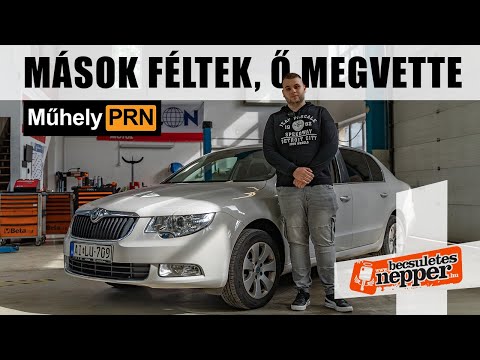 Taxi volt, de patent? – Skoda Superb 2,0 CR TDI – 2012 – MűhelyPRN 326.