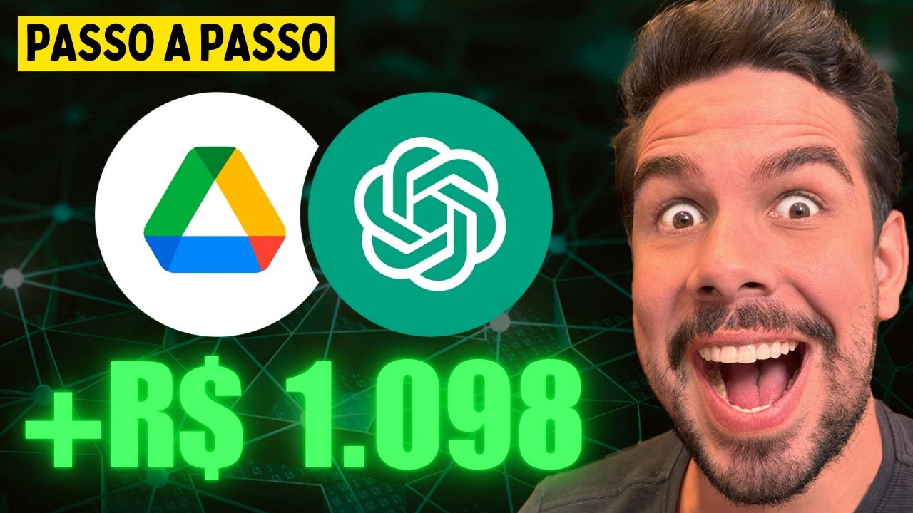 Make up to R$1,000 per DAY with Google Drive + GPT Chat (Step by step money with AI)