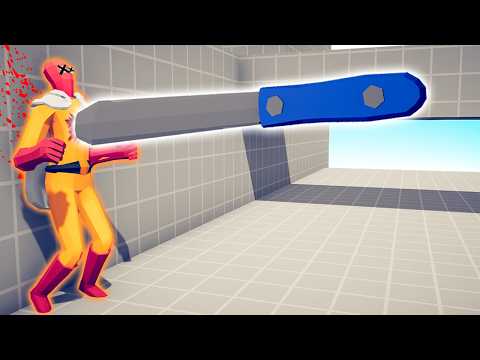 KNIFE PINNING UNITS TO THE WALL - TABS | Totally Accurate Battle Simulator 2025