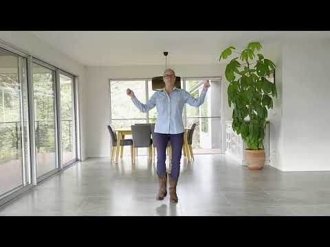 Never Give Up on a Good Time Line Dancing Tutorial and Demo Video