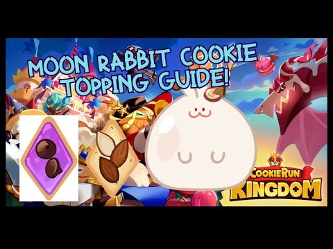 YouTube video about: What toppings to put on moon rabbit cookie?