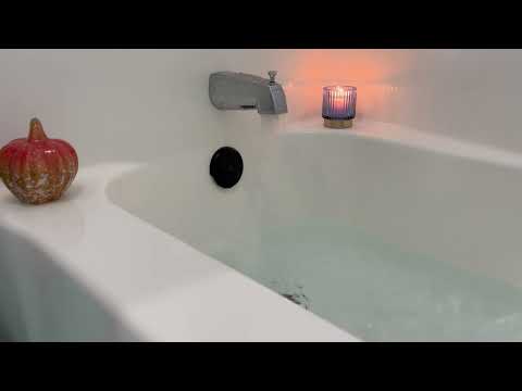 10 Hours Bathtub Filling Loop - Relaxing Water Sounds for Sleep 😴