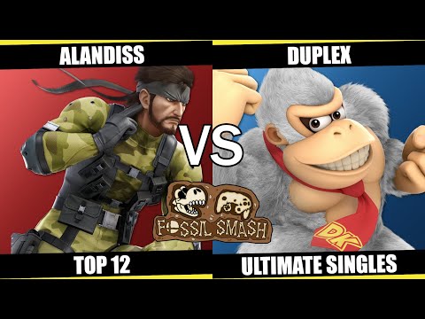 Fossil Smash 2023 Top 12 - Alandiss(Snake) Vs. Duplex(Donkey Kong) SSBU Ultimate Singles