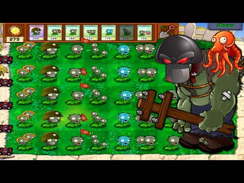 Plants vs Zombies Mod ZomPlants vs Zombotany - All PEA ZomPlants VS All ZomBotany 2