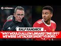 GET OUT: Rangnick Calls Out Lingard | Undermining Man Utd Players Can LEAVE