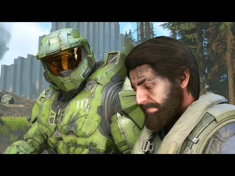 Master Chief has an Emotional Bro Moment with the Pilot - Halo Infinite