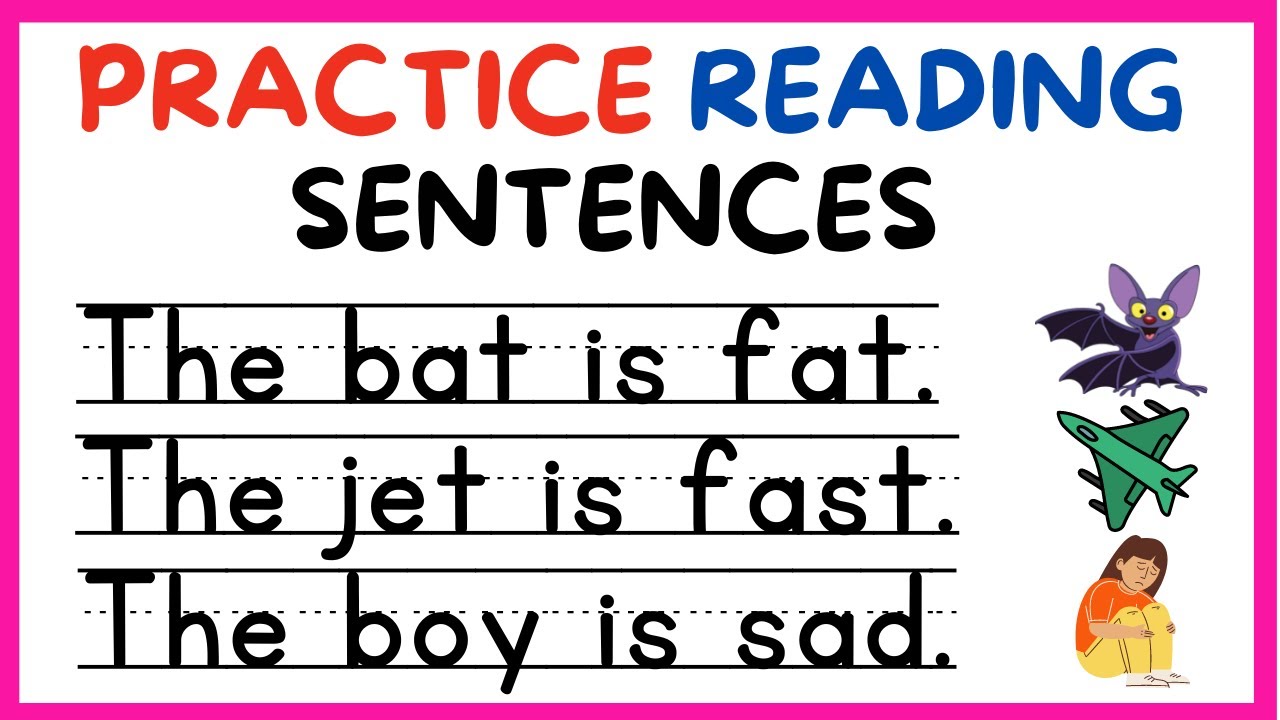 PRACTICE READING SENTENCES / PART 1 / IMPROVE YOUR READING & VOCABULARY SKILLS