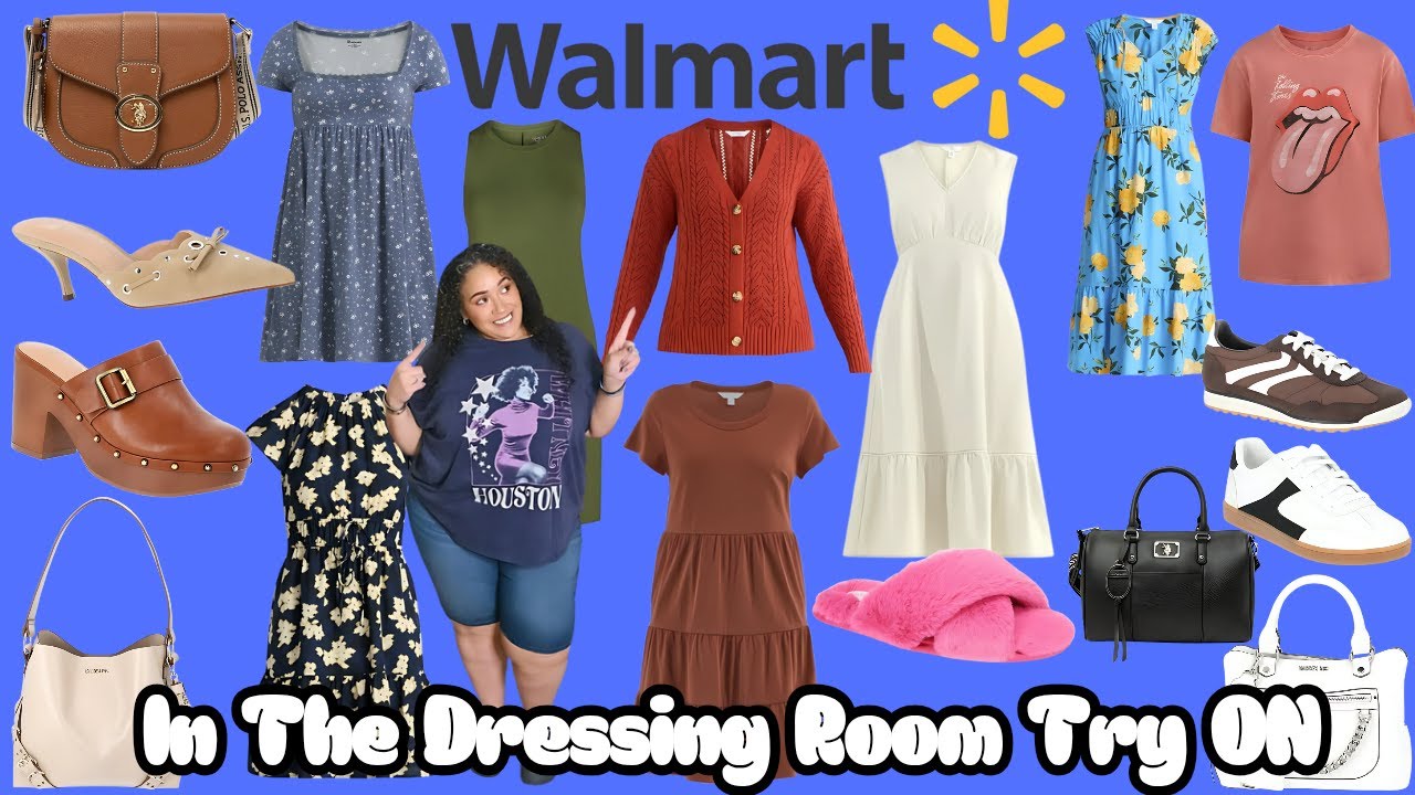 Walmart Haul 2025|Walmart Plus Size Try On|Walmart In the Dressing Room Try On|Walmart Fashion