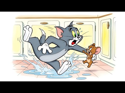 Friendship on a Slippery Floor | Classic Tom & Jerry Style Cartoon | #cartoon