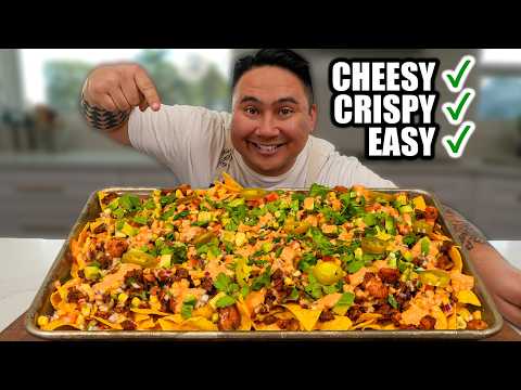 The Secret to CRISPY Sheet Pan Nachos