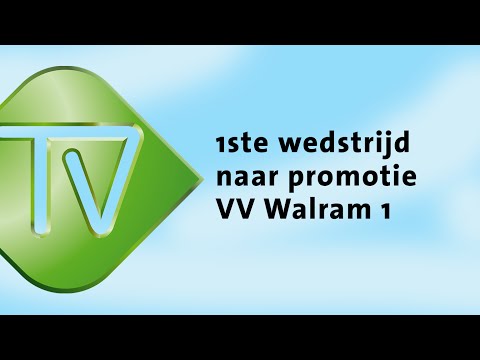 1ste wedstrijd naar promotie VV Walram 1